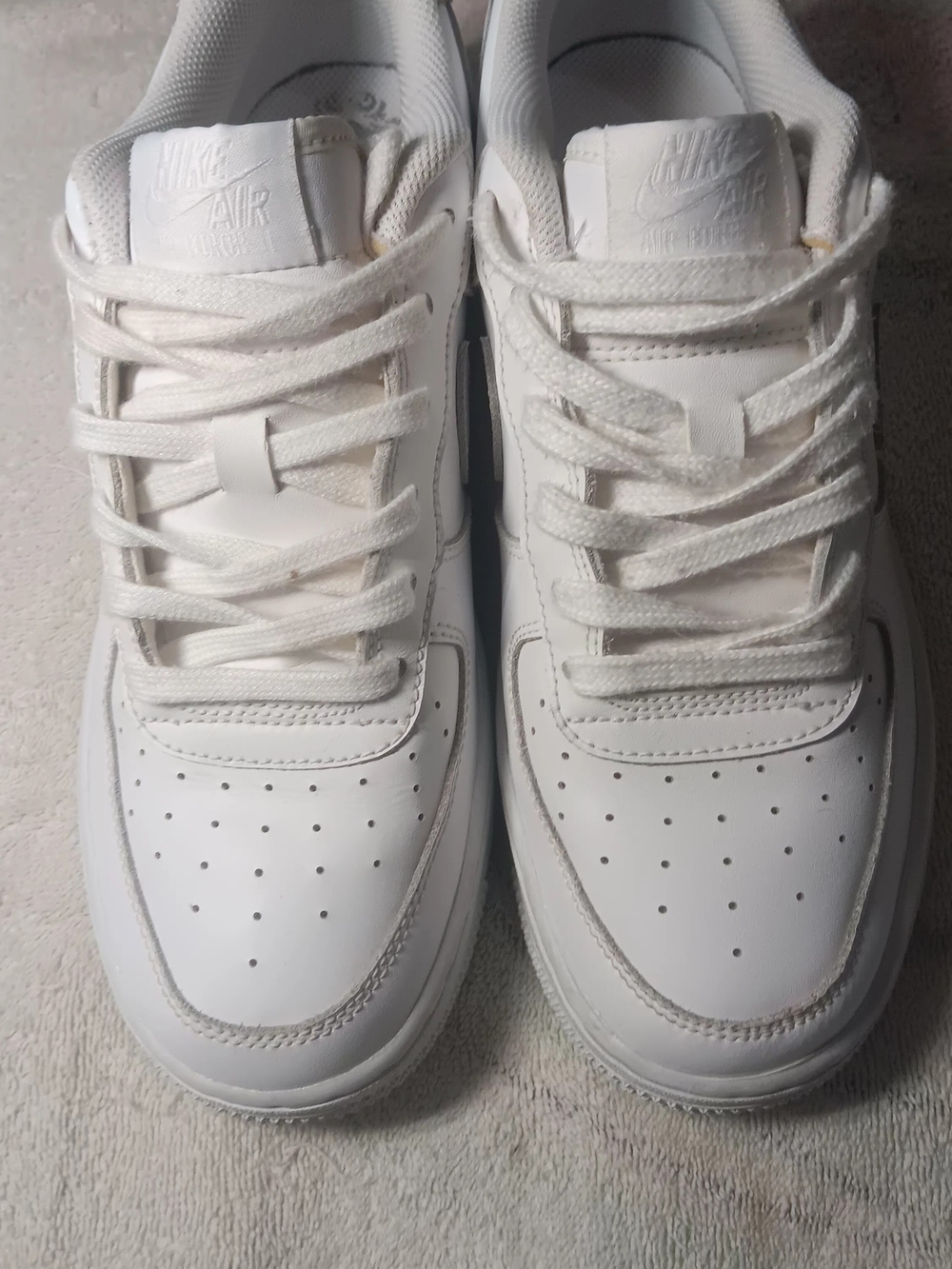 Nike Air Men's White Leather Sneakers